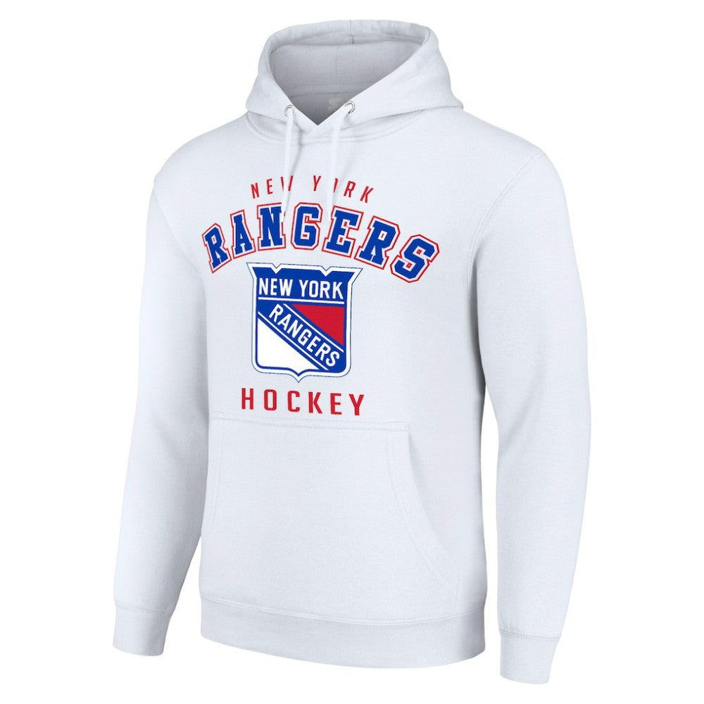 New York Rangers Starter Logo Pullover Hoodie White