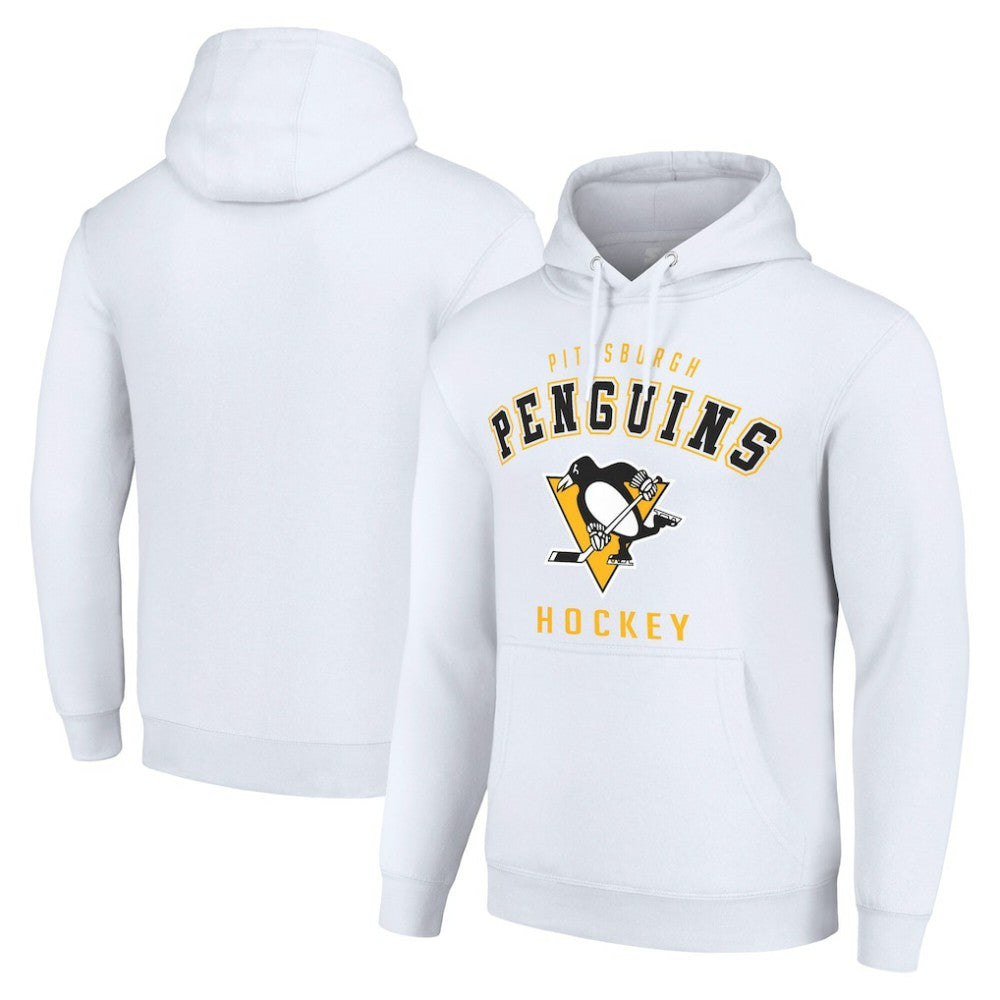 Pittsburgh Penguins Starter Logo Pullover Hoodie White