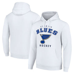 St. Louis Blues Starter Logo Pullover Hoodie White