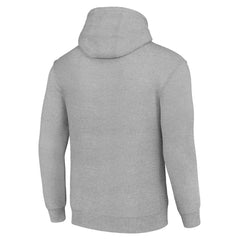 Calgary Flames Starter Logo Pullover Hoodie Heather Gray