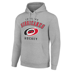 Carolina Hurricanes Starter Logo Pullover Hoodie Heather Gray