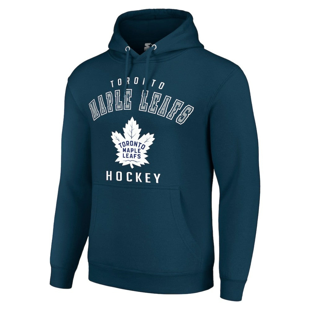 Toronto Maple Leafs Starter Logo Pullover Hoodie Navy