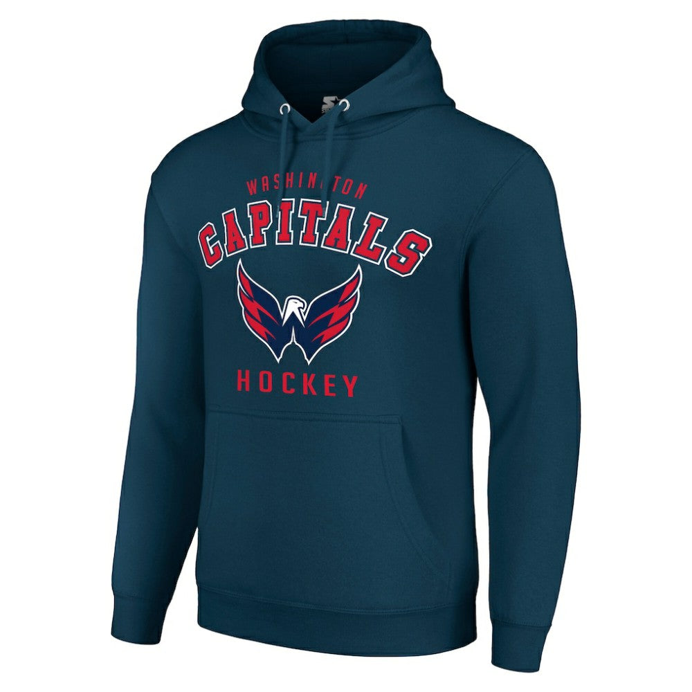 Washington Capitals Starter Logo Pullover Hoodie Navy