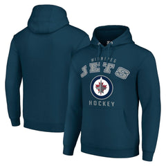 Winnipeg Jets Starter Logo Pullover Hoodie Navy