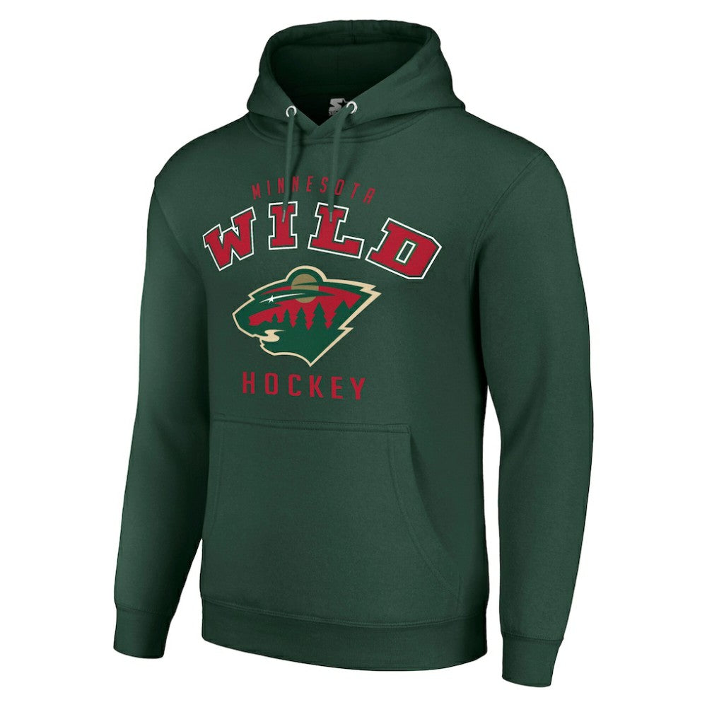 Minnesota Wild Starter Logo Pullover Hoodie Green