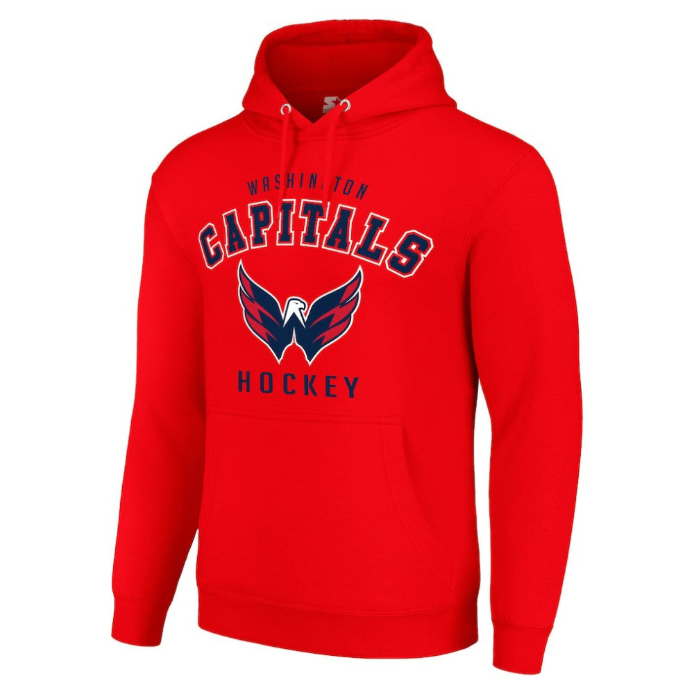 Washington Capitals Starter Logo Pullover Hoodie Red