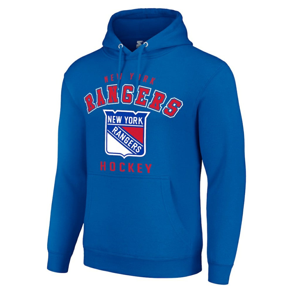 New York Rangers Starter Logo Pullover Hoodie Royal