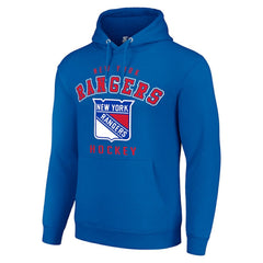New York Rangers Starter Logo Pullover Hoodie Royal