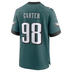Jalen Carter Philadelphia Eagles Team Game Jersey - Midnight Green | Nike online