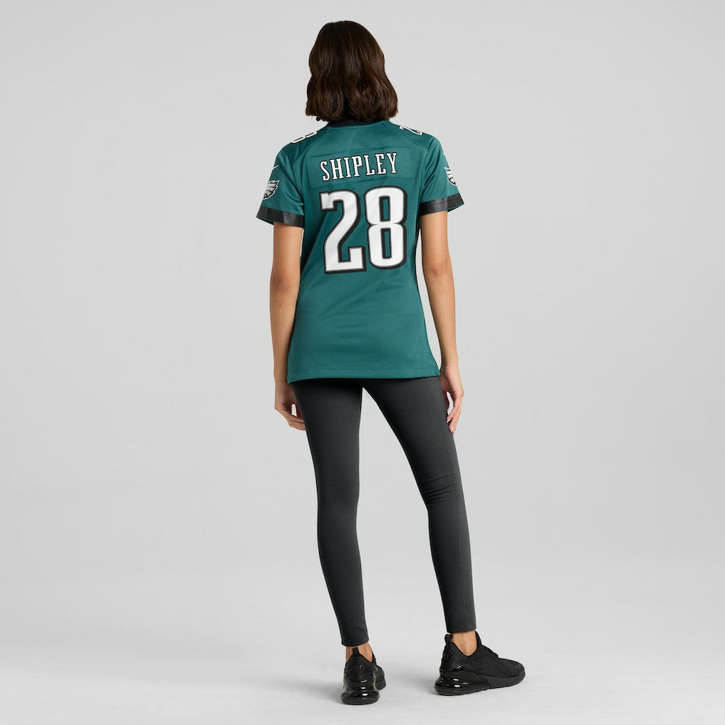 Will Shipley Philadelphia Eagles Women's Team Game Jersey - Midnight Green | Nike outlet