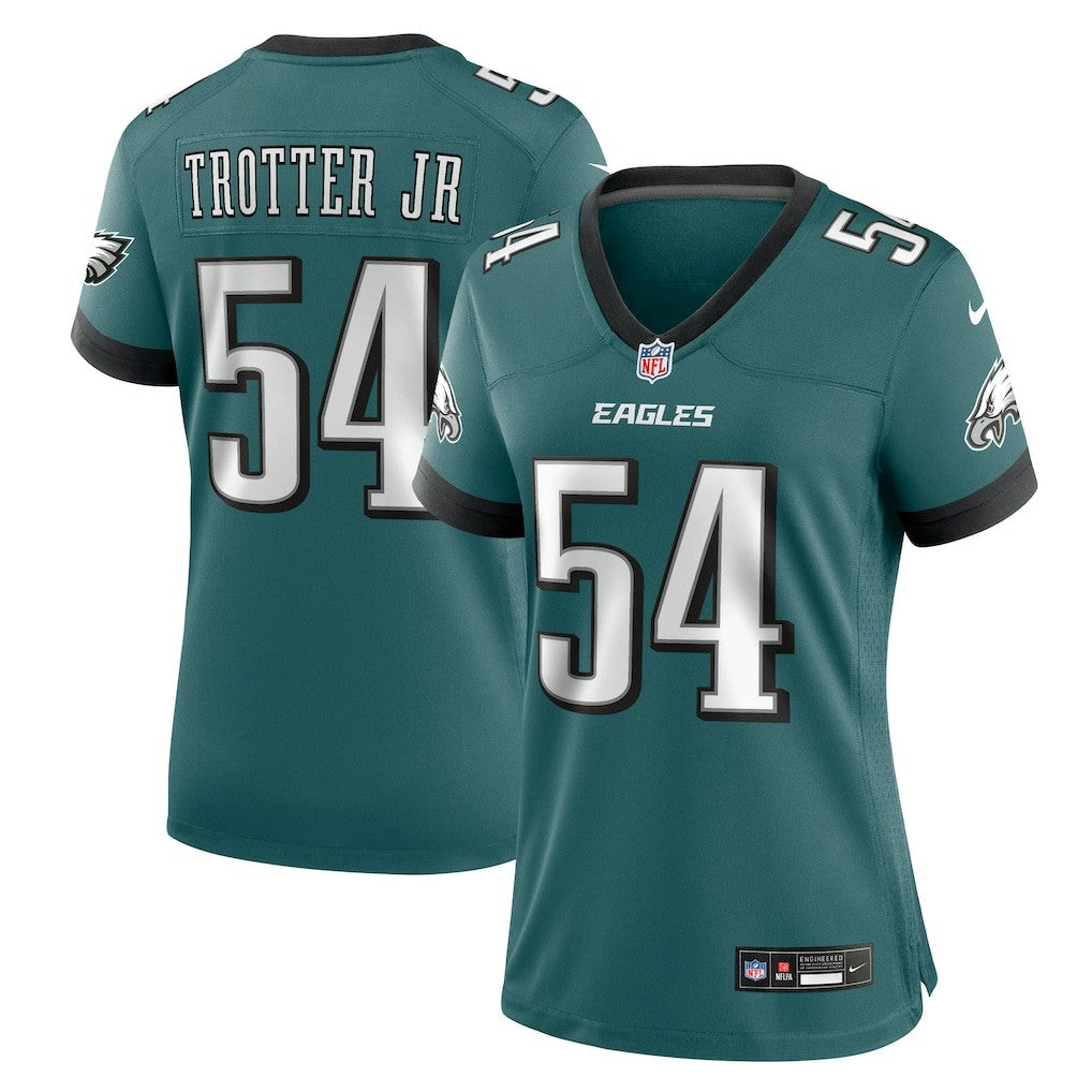 Jeremiah Trotter Jr. Philadelphia Eagles Women's Team Game Jersey - Midnight Green | Nike for sale