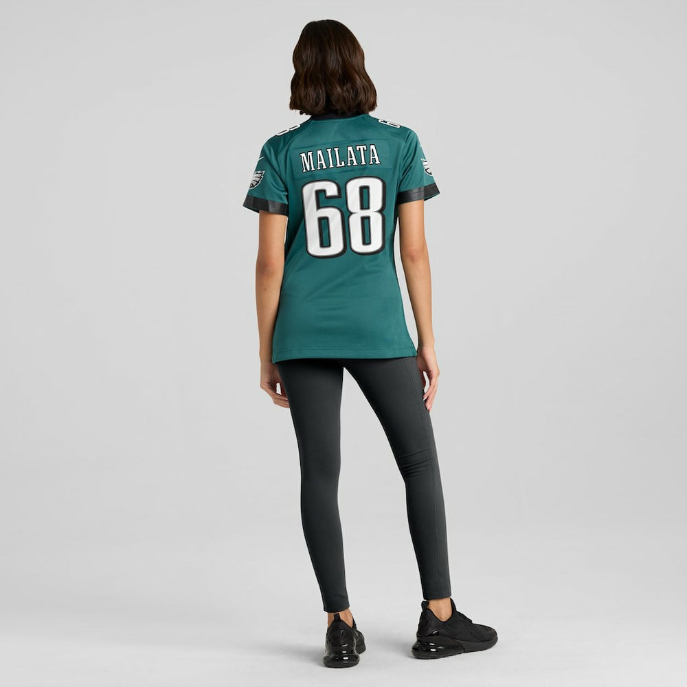 Jordan Mailata Philadelphia Eagles Women's Team Game Jersey - Midnight Green | Nike outlet