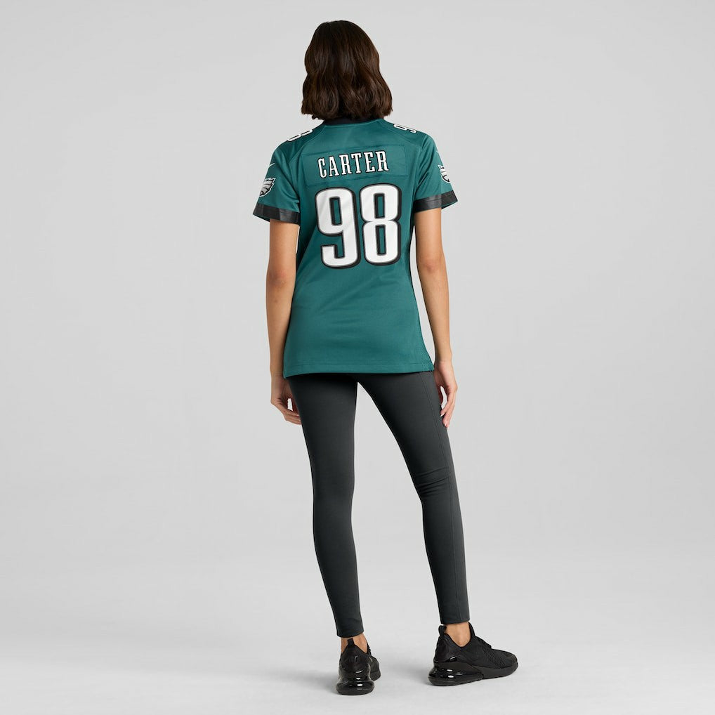 Jalen Carter Philadelphia Eagles Women's Team Game Jersey - Midnight Green | Nike cheap