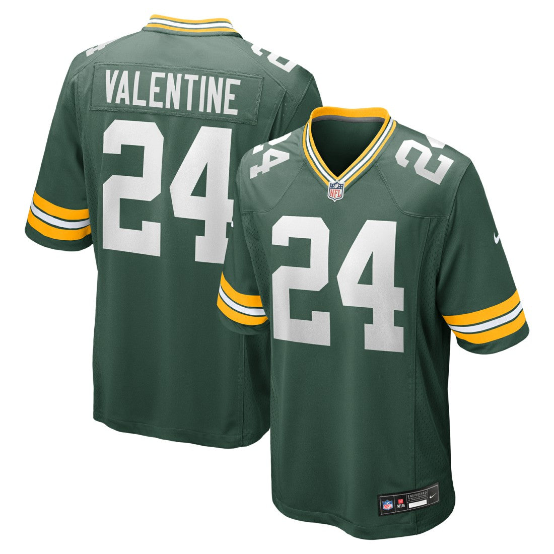 Carrington Valentine Green Bay Packers Game Jersey - Green | Nike sale