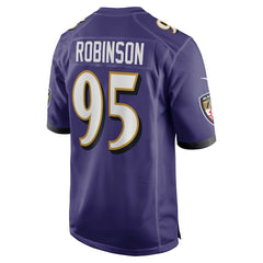 Tavius Robinson Baltimore Ravens Team Game Jersey - Purple | Nike for sale
