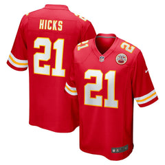 Jaden Hicks Kansas City Chiefs Game Jersey - Red | Nike for sale