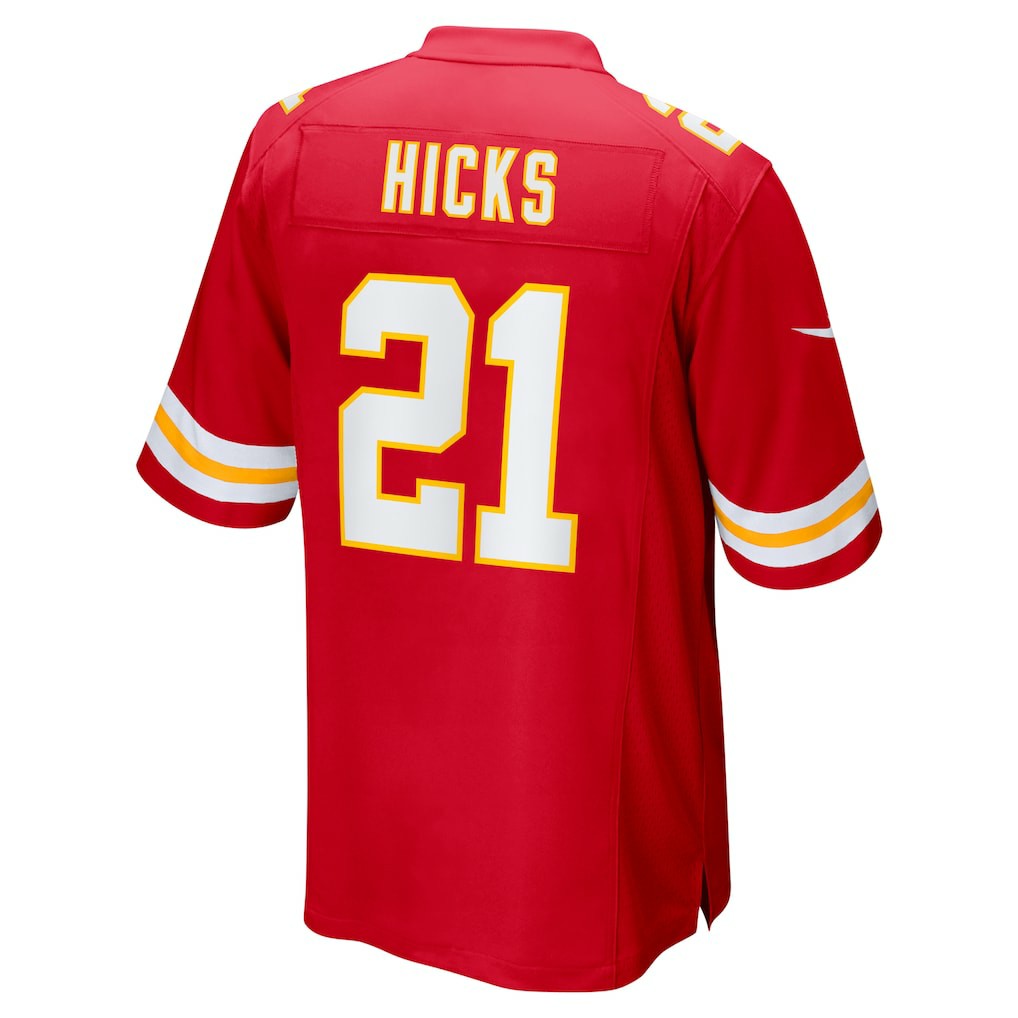 Jaden Hicks Kansas City Chiefs Game Jersey - Red | Nike for sale
