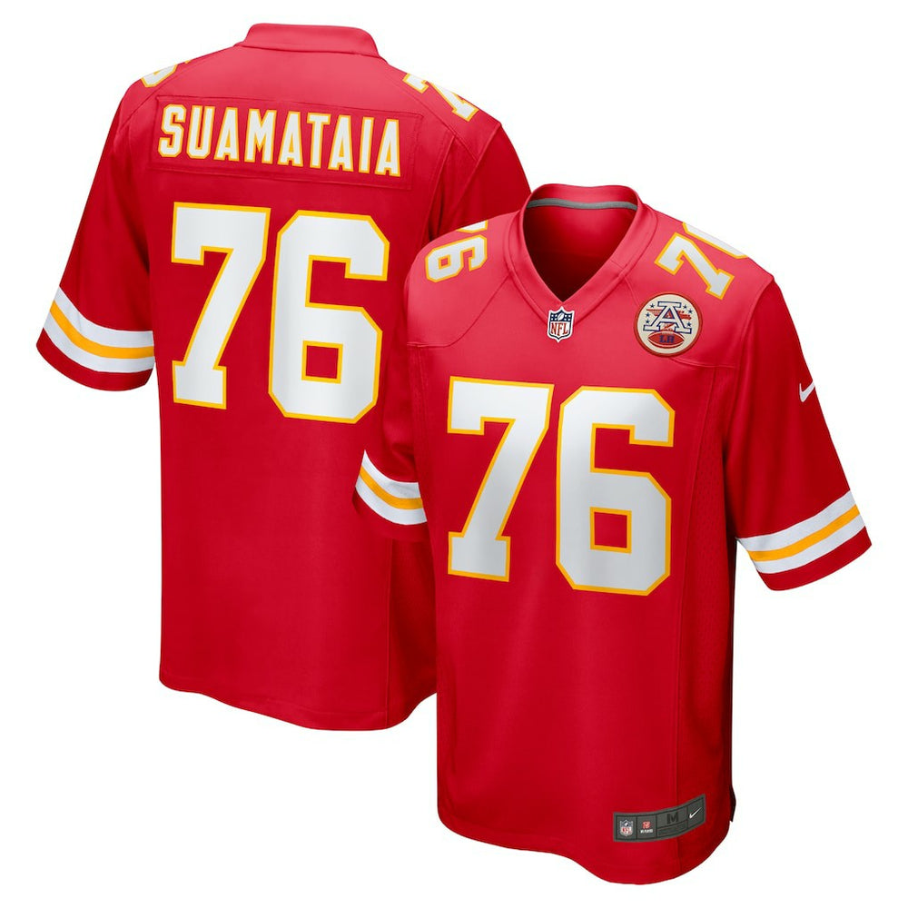 Kingsley Suamataia Kansas City Chiefs Game Jersey - Red | Nike for sale