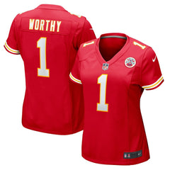 Xavier Worthy Kansas City Chiefs Women's Game Jersey - Red | Nike sale
