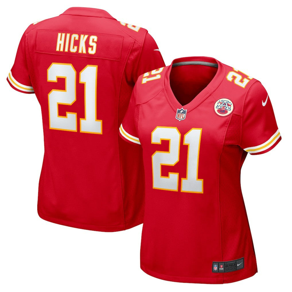 Jaden Hicks Kansas City Chiefs Women's Game Jersey - Red | Nike on sale