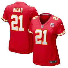 Jaden Hicks Kansas City Chiefs Women's Game Jersey - Red | Nike on sale