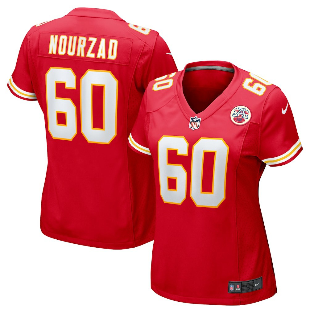Hunter Nourzad Kansas City Chiefs Women's Game Jersey - Red | Nike discount