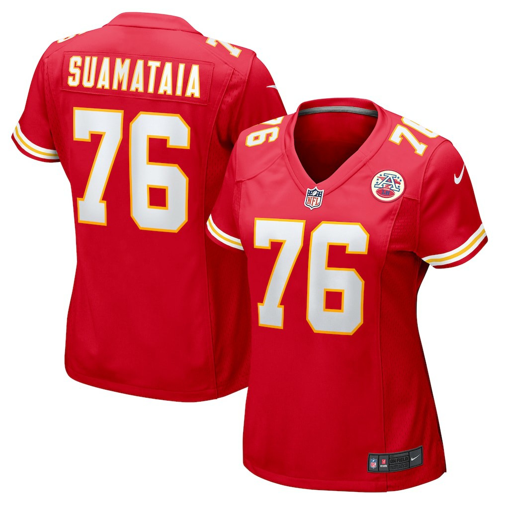 Kingsley Suamataia Kansas City Chiefs Women's Game Jersey - Red | Nike sale