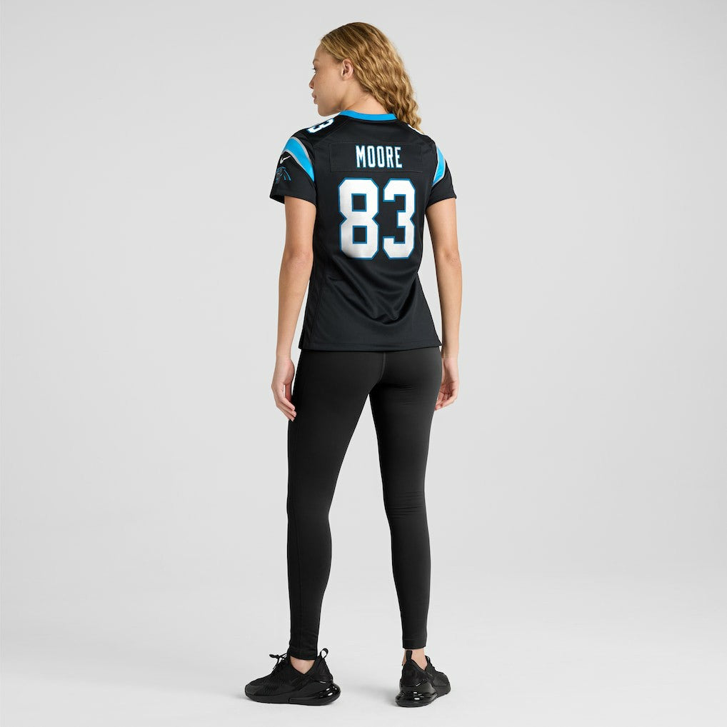David Moore Carolina Panthers Women's Game Jersey - Black | Nike on sale