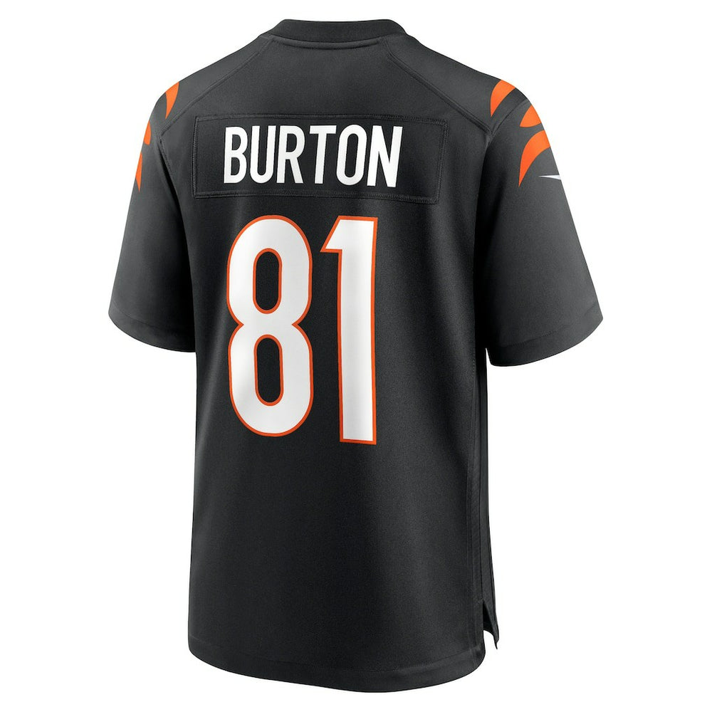 Jermaine Burton Cincinnati Bengals Game Jersey - Black | Nike cheap