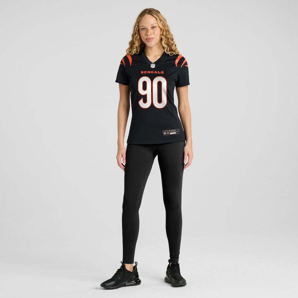 Kris Jenkins Jr. Cincinnati Bengals Women's Game Jersey - Black | Nike for sale