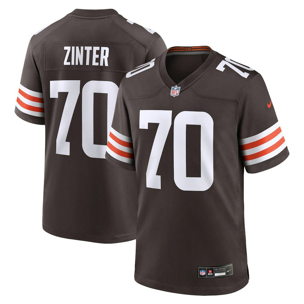 Zak Zinter Cleveland Browns Team Game Jersey - Brown | Nike online