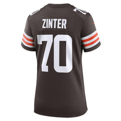 Zak Zinter Cleveland Browns Women's Game Jersey - Brown | Nike on sale