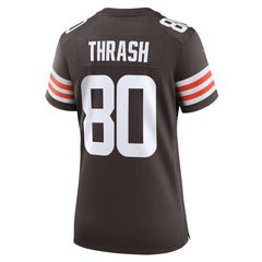 Jamari Thrash Cleveland Browns Women's Game Jersey - Brown | Nike sale