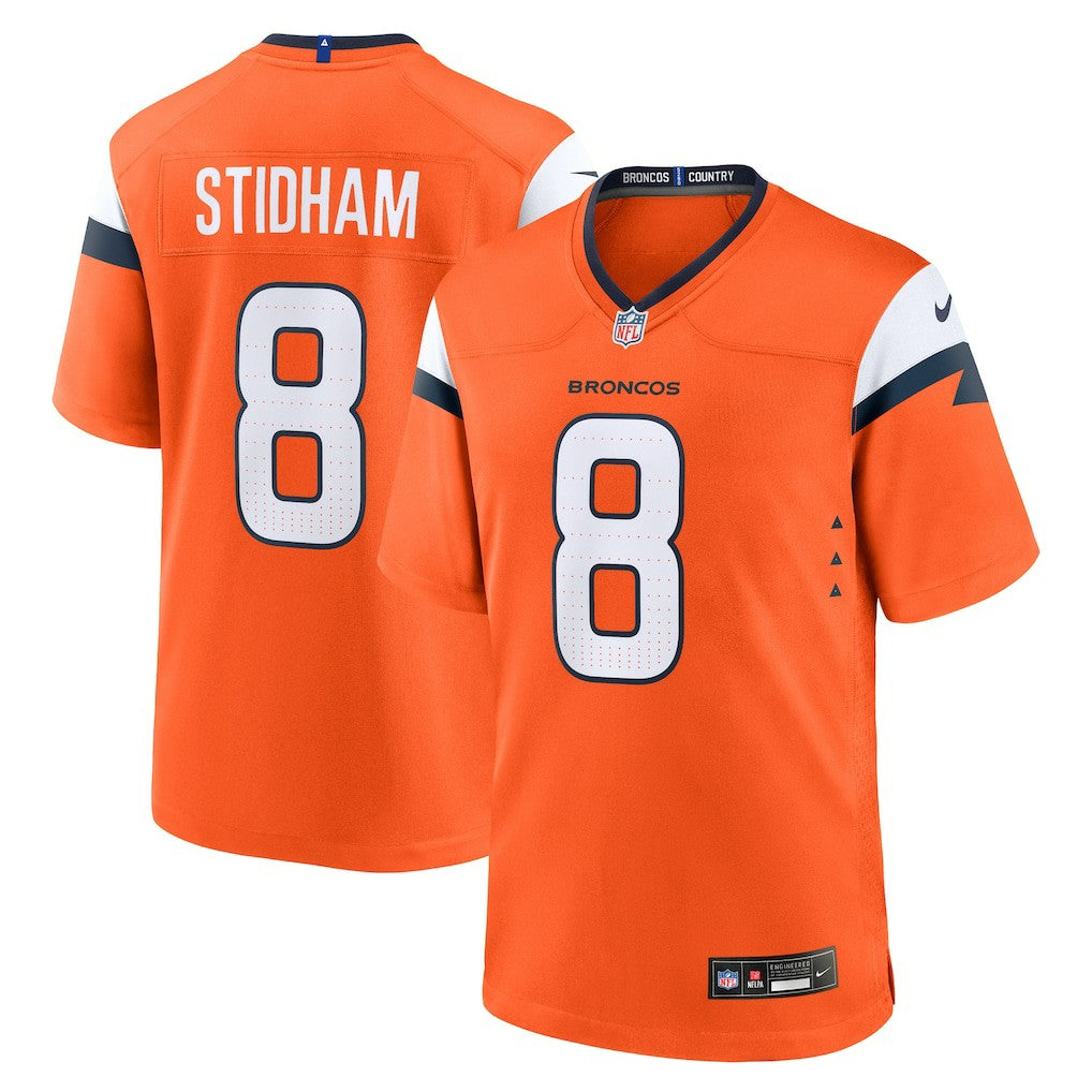 Jarrett Stidham Denver Broncos Team Game Jersey - Orange | Nike on sale