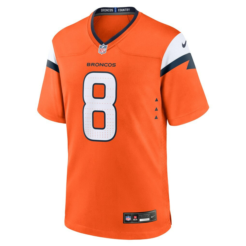 Jarrett Stidham Denver Broncos Team Game Jersey - Orange | Nike on sale