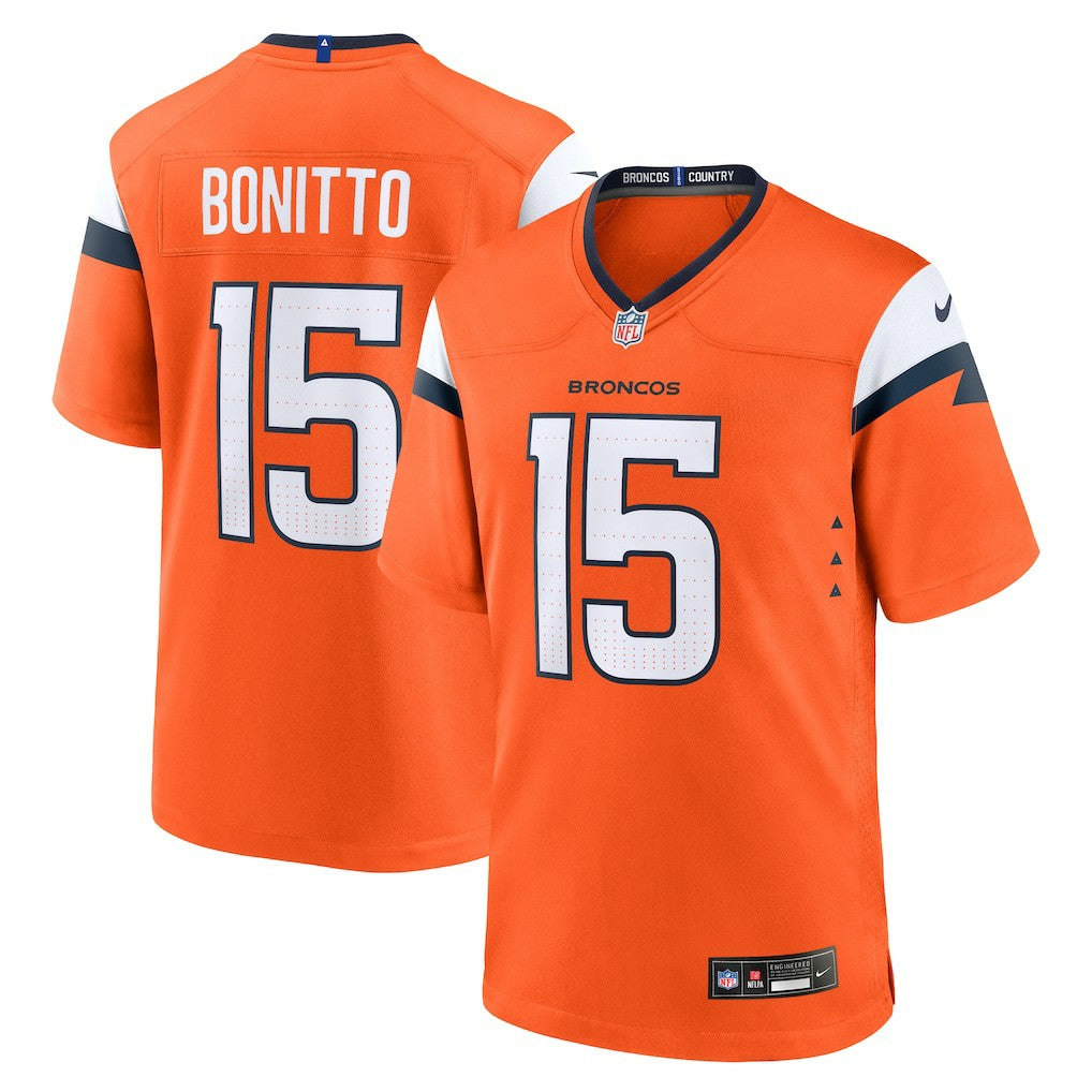 Nik Bonitto Denver Broncos Team Game Jersey - Orange | Nike on sale