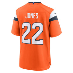 Brandon Jones Denver Broncos Team Game Jersey - Orange | Nike discount
