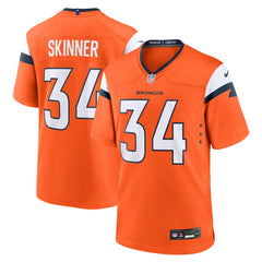 JL Skinner Denver Broncos Team Game Jersey - Orange | Nike on sale