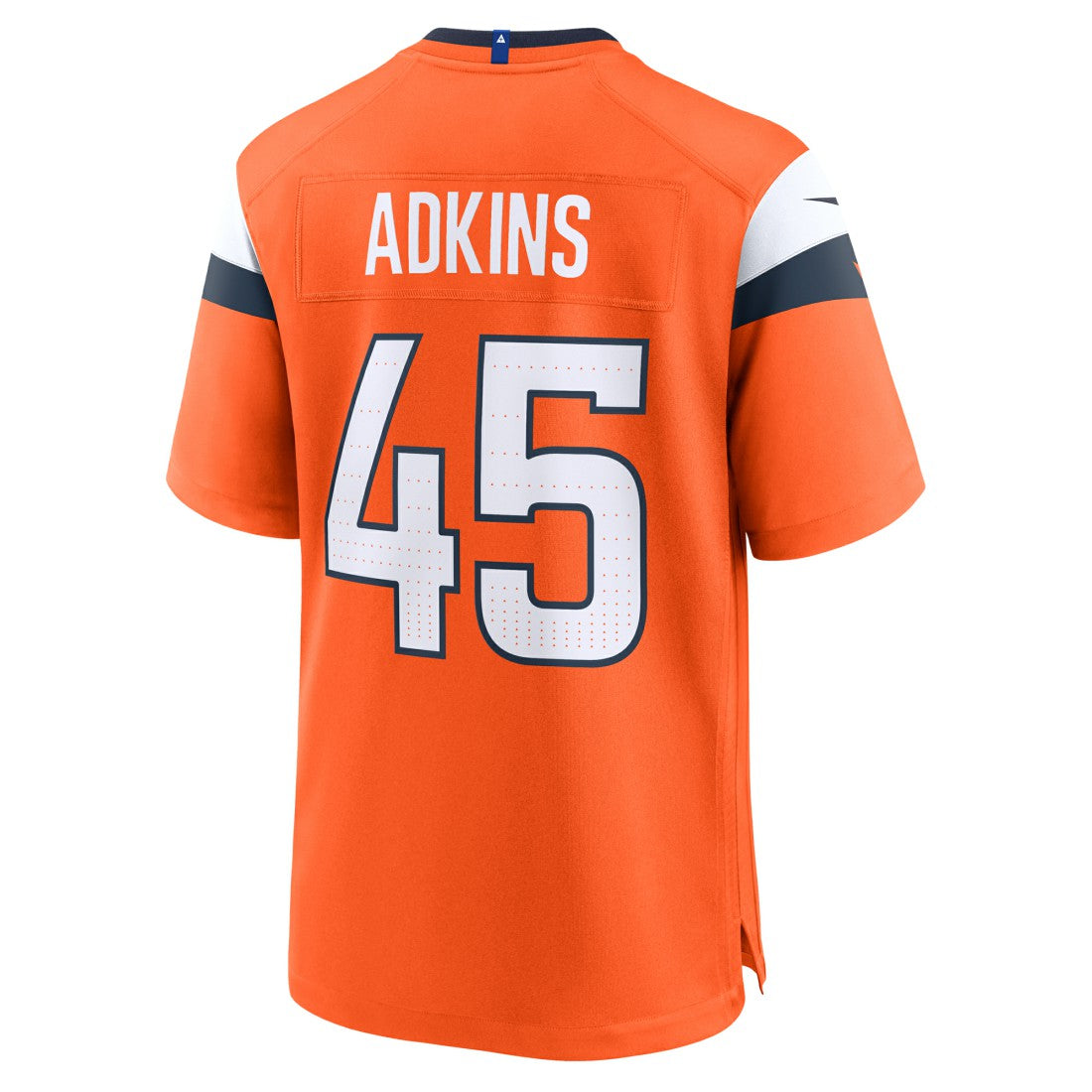 Nate Adkins Denver Broncos Team Game Jersey - Orange | Nike for sale