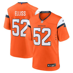 Jonah Elliss Denver Broncos Team Game Jersey - Orange | Nike outlet