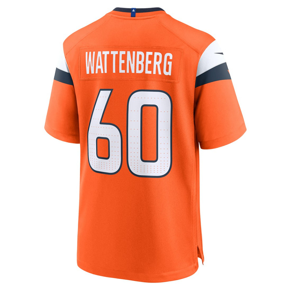 Luke Wattenberg Denver Broncos Team Game Jersey - Orange | Nike cheap