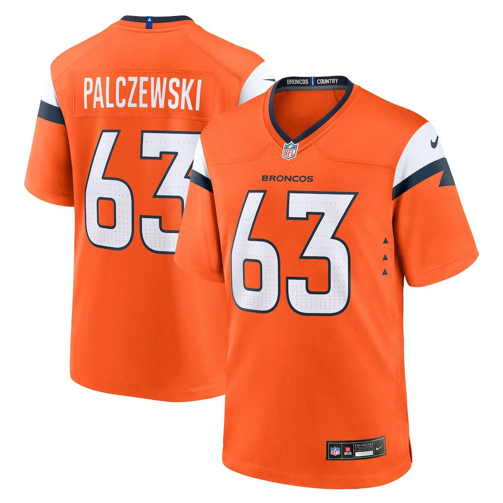 Alex Palczewski Denver Broncos Team Game Jersey - Orange | Nike online