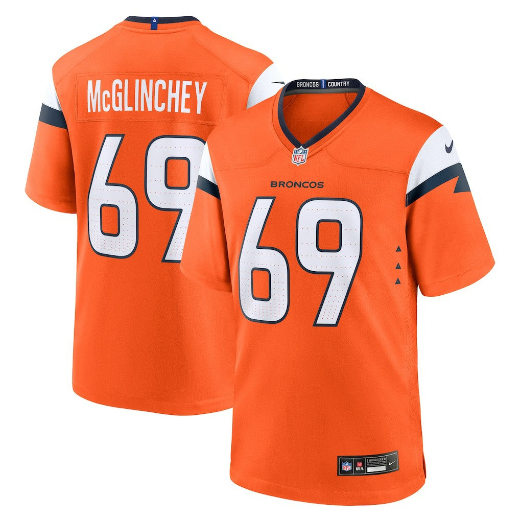 Mike McGlinchey Denver Broncos Team Game Jersey - Orange | Nike sale