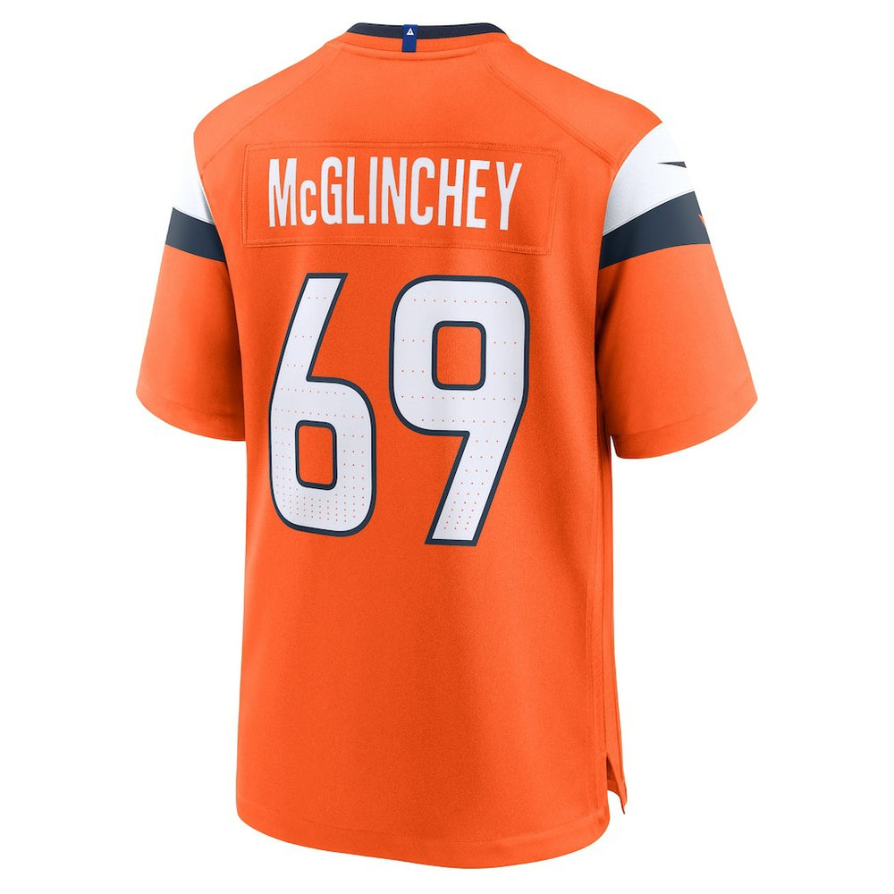 Mike McGlinchey Denver Broncos Team Game Jersey - Orange | Nike sale