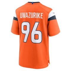 Eyioma Uwazurike Denver Broncos Team Game Jersey - Orange | Nike discount