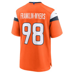 John Franklin-Myers Denver Broncos Team Game Jersey - Orange | Nike outlet
