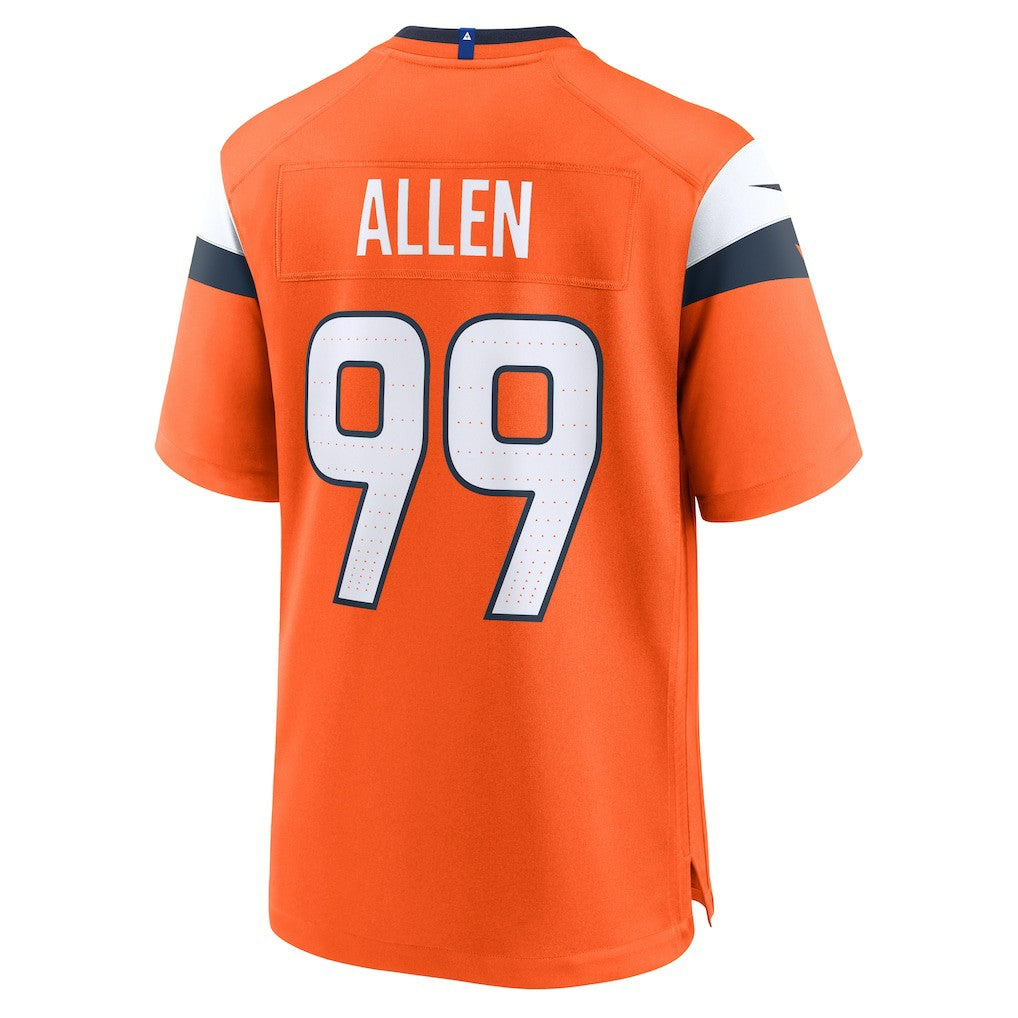 Zach Allen Denver Broncos Team Game Jersey - Orange | Nike sale