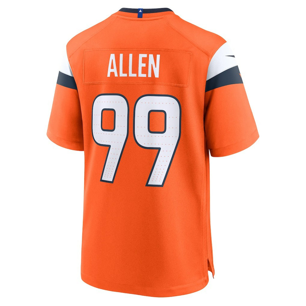 Zach Allen Denver Broncos Team Game Jersey - Orange | Nike sale