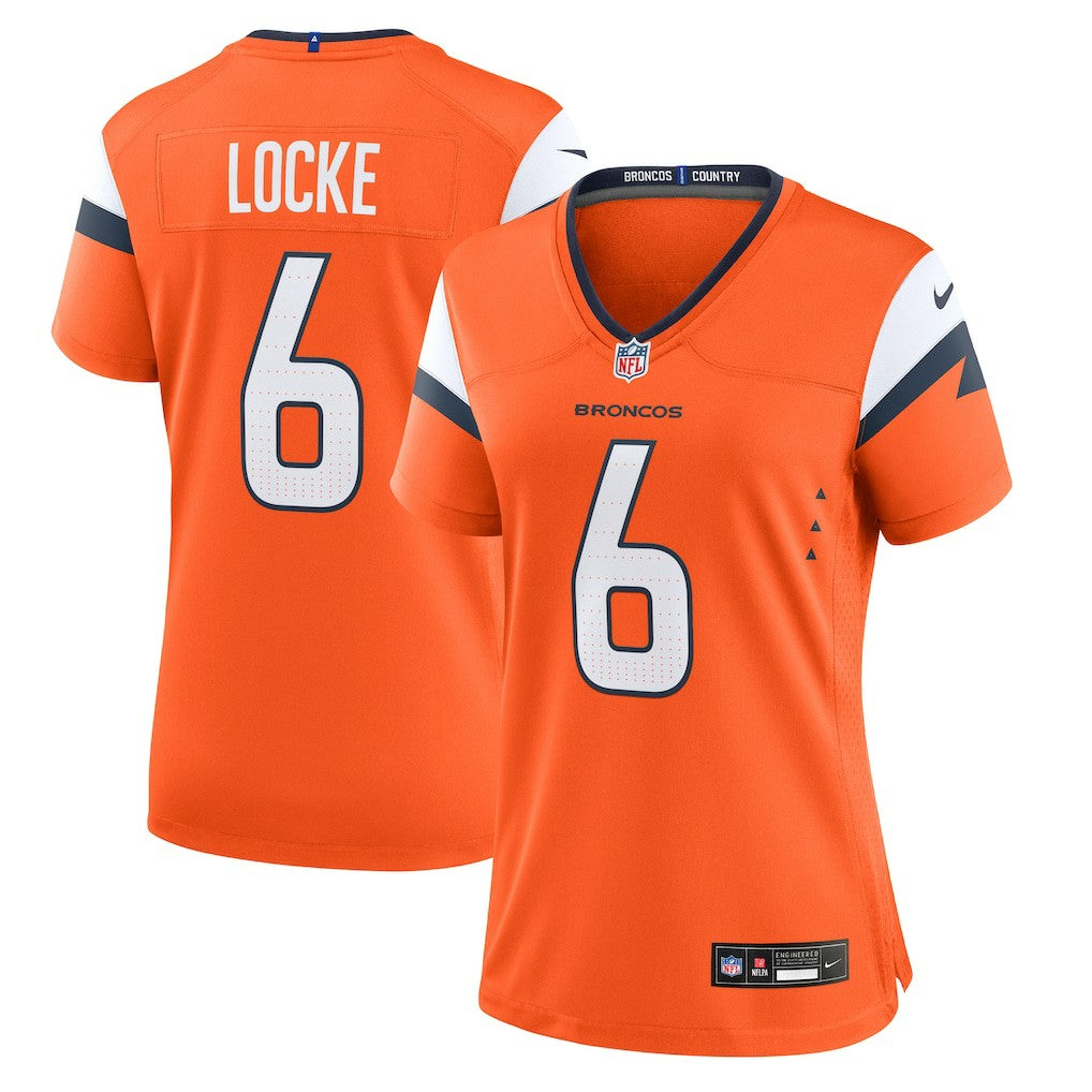 P.J. Locke Denver Broncos Women's Team Game Jersey - Orange | Nike cheap