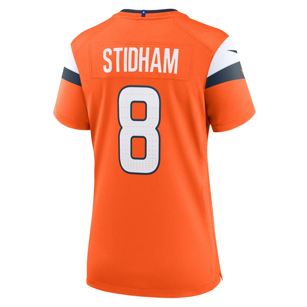 Jarrett Stidham Denver Broncos Women's Team Game Jersey - Orange | Nike for sale
